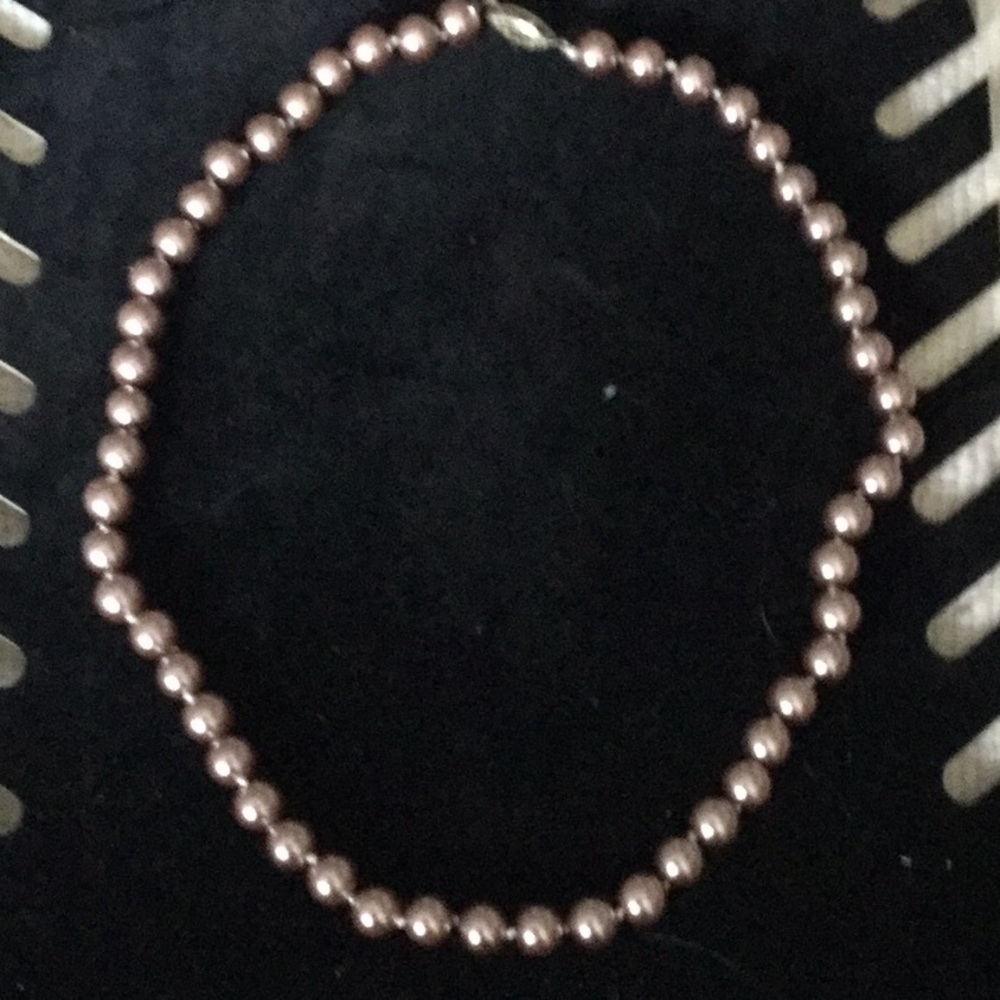Cultured pearl necklace enough Coco Brown
